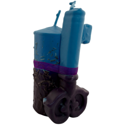 Bougie Clé de Pouvoir, Pouvoir Mental, HOSTENATURA - 14x8cm - Bougie Ésotérique Artisanale