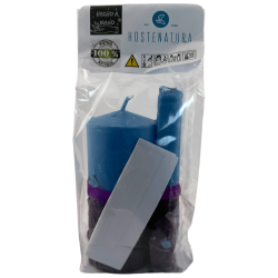 Veló Clau del Poder Poder Mental HOSTENATURA - 14x8cm - Espelma Esotèrica Artesanal