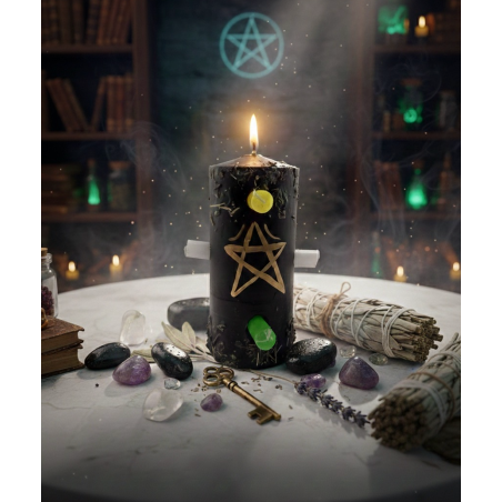 7 Wick Candle Breaks Spells and Magic 12.5x6cm