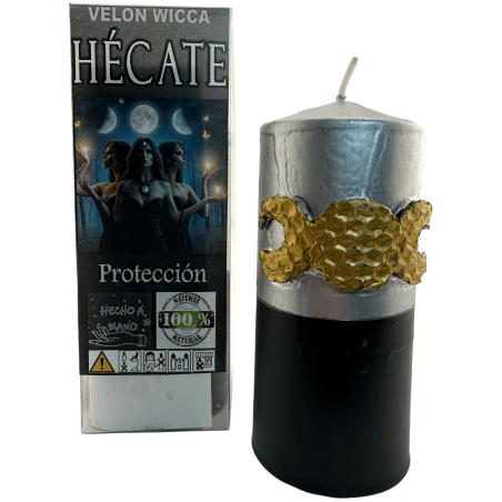 Veló Esotèric Wicca Hecate 14x6cm - Protecció