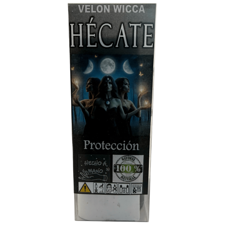 Veló Esotèric Wicca Hecate 14x6cm - Protecció