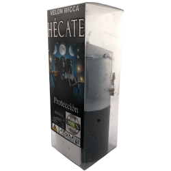 Candela Esoterica Wicca Ecate 14x6cm - Protezione