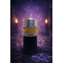 Candela Esoterica Wicca Ecate 14x6cm - Protezione