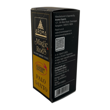 Lollipop Palo Santo Magic Rods Incense AROMA Fragrances - 4 grube patyczki