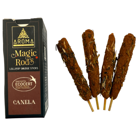 Incienso Lollipop Canela Magic Rods AROMA Fragrances - 4 barritas gruesas