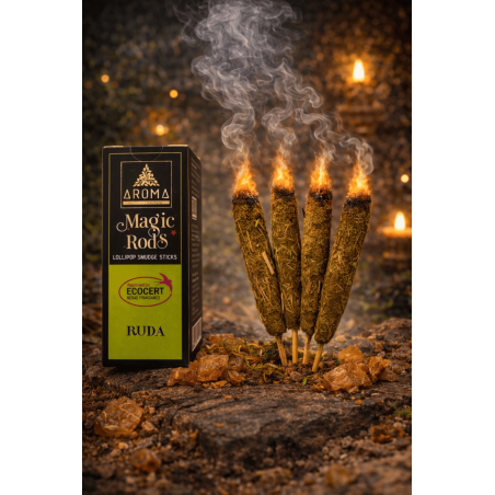 Bețișoare magice Lollipop Rue Incense AROMA Fragrances - 4 bețișoare groase