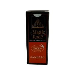 Kadzidełka Lollipop Sandalwood Magic Rods AROMA Fragrances - 4 grube patyczki