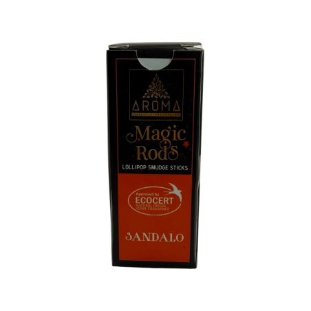 Lollipop Sandalwood Incense Magic Rods AROMA Fragrances - 4 Thick Sticks