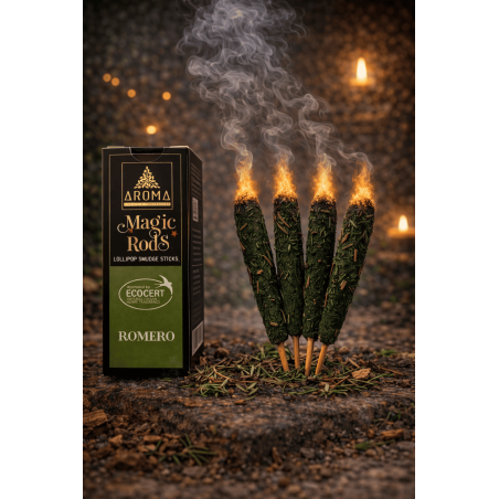 Bețișoare magice cu tămâie Lollipop Rosemary AROMA Fragrances - 4 bețișoare groase
