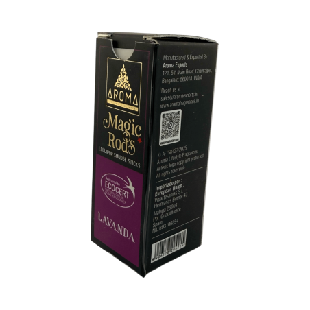 ロリポップ ラベンダー インセンス マジックロッドAROMAフレグランス - 太めスティック 4本