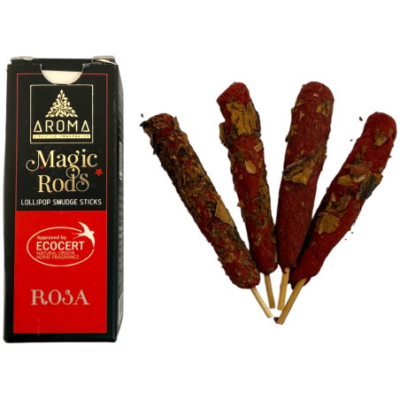 Incenso Pirulito Rosa AROMA em Varetas - 4 Varetas Grossas