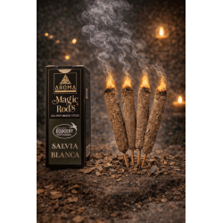 Lecca-lecca Incenso Salvia Bianca Magic Rods AROMA Fragrances - 4 bastoncini spessi
