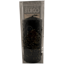 Candela da taglio alle erbe - Candela esoterica 14x6cm - Per tagliare e allontanare incantesimi o situazioni