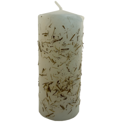 Candela alle erbe purificanti - Candela esoterica 14x6cm - Armonizza gli ambienti