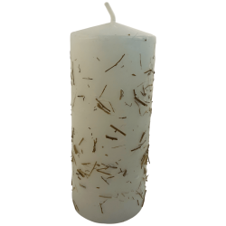Candela alle erbe purificanti - Candela esoterica 14x6cm - Armonizza gli ambienti