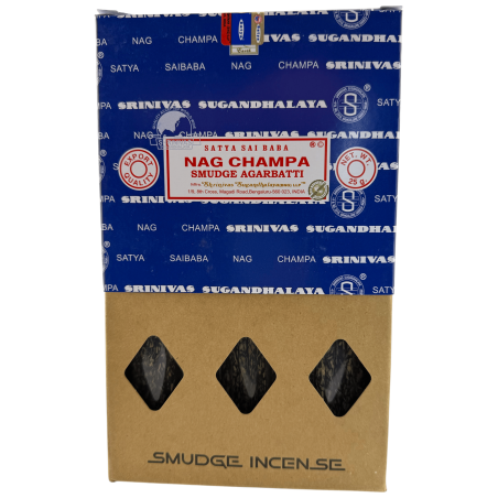 Caixa de Incenso Orgânico SATYA Nag Champa Mancha - 12 caixas de 25g.