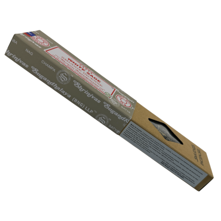 SATYA Organisk Rökelse Vit Salvia Smudge - 25g Ask
