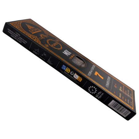 Organic Incense 7 Planets Mix Herbs and Flowers AROMA Fragrances - 7 thick handmade sticks
