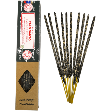 SATYA Organic Palo Santo Smudge Incense - 25g Box