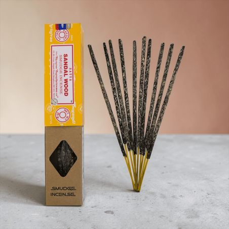 Encens Orgànic SATYA Sàndal Smudge - Caixeta de 25gr