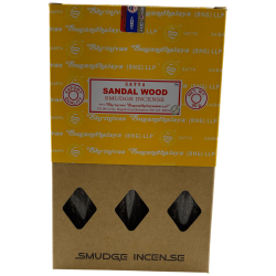 Boîte d'encens bio SATYA au bois de santal - 12...