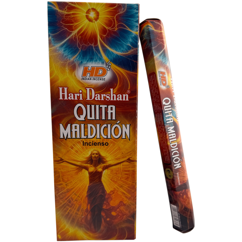 Kadzidełka usuwające klątwę Hari Darshan – pudełko 6 sześciokątnych pudełek na kadzidełka-Kadzidło sześciokątne Hari Darshan-HOSTENATURA