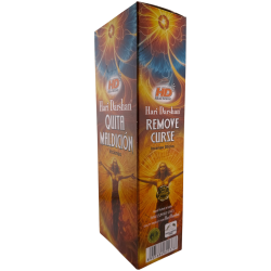 Incenso per la rimozione della maledizione Hari Darshan - Scatola da 6 scatole di incenso esagonali