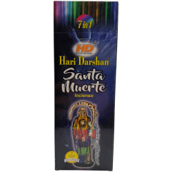 Hari Darshan Santa Muerte Rökelse - Ask med 6 sexkantiga rökelseaskar