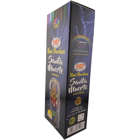 Incienso Santa Muerte Hari Darshan - Caja de 6 cajitas de incienso hexagonales