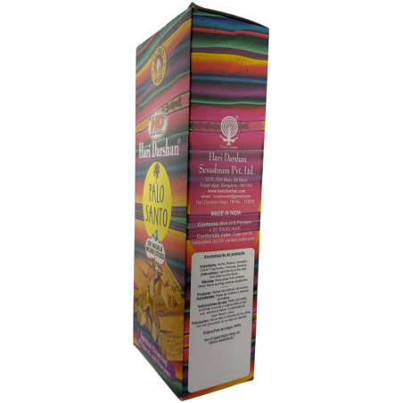 Hari Darshan Palo Santo Incense - Box of 6 hexagonal incense boxes