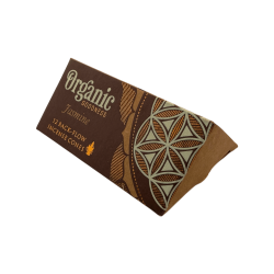 Organiska Song of India Jasmine Backflow Rökelsestrutar - Låda med 12 strutar