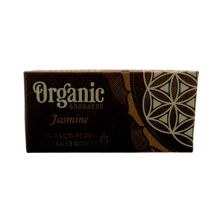 Conos de Incienso Reflujo Jazmín Organic Song of India - Cajita de 12 conos