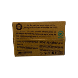 Biologische Song of India Witte Salie Backflow Wierookkegels - Doos met 12 kegels