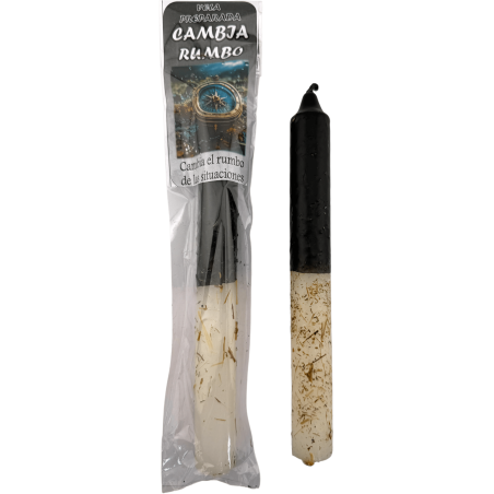 Ritualized Prepared Candle to Change Course 18cm - Changes the course of situations