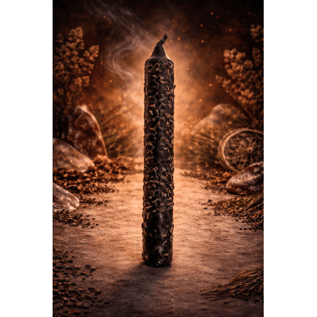 Ritualized Prepared Candle to Bury Spells 18cm - Against Curses and Removes Spells