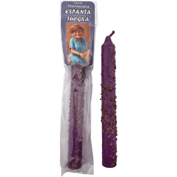 Ritueel voorbereide kaars om schoonmoeders af...