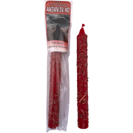 Ritualized Prepared Candle "Stay Away From Me" 18cm - To ward off people and situations
