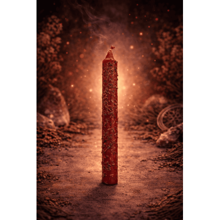 Ritualized Prepared Candle "Stay Away From Me" 18cm - To ward off people and situations