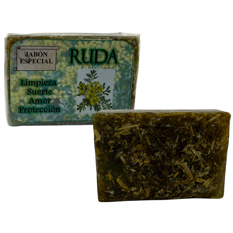 Sabó Esotèric Ruda 120gr. - Neteja, Sort, Amor i Protecció-SABONS ESOTÉRICS-HOSTENATURA