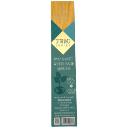 Trio kadzidełek AROMA Palo Santo, Biała szałwia i ruta - Seria Trio 1 pudełko 15gr.