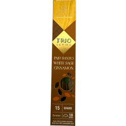 AROMA Trio Incense Palo Santo, White Sage and Cinnamon - Trio Series 1 box 15gr.