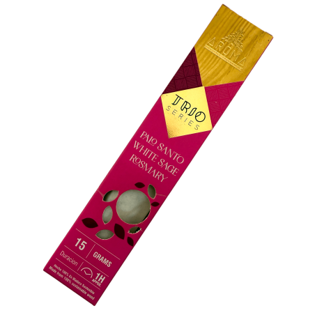 Encens AROMA Trio Palo Santo, Salvia Blanca i Romero - Trio Series 1 paquet 15gr.