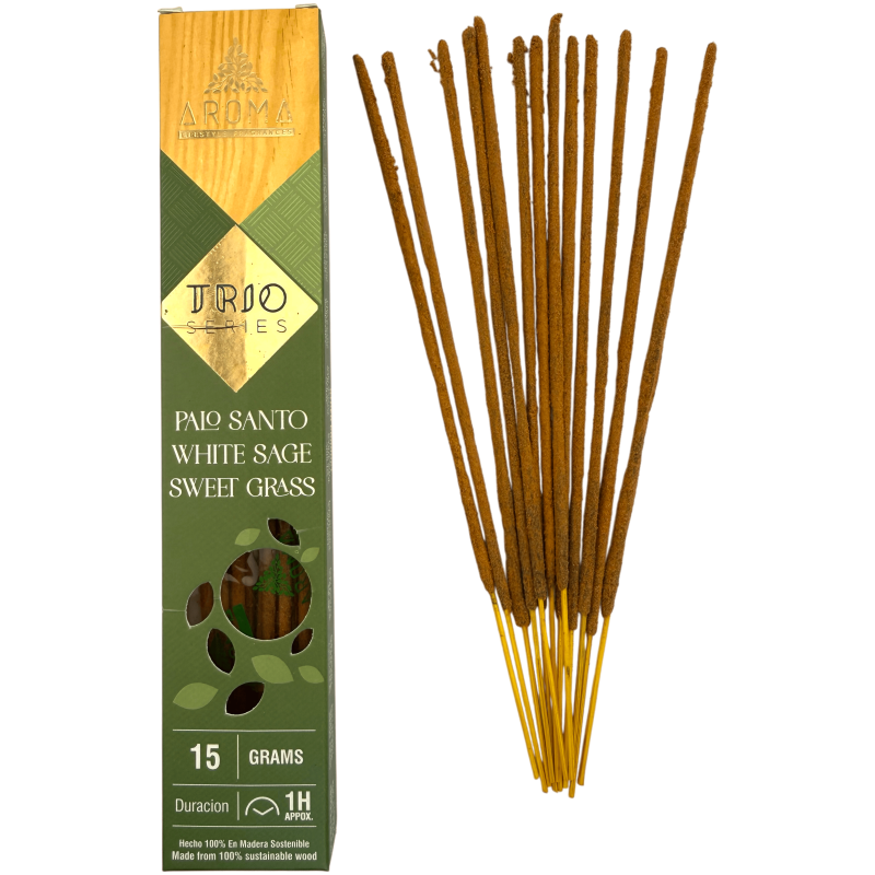 
<!-- begin modules/seoaltimages/views/templates/hook/alt.tpl -->
AROMA Trio Incense Palo Santo, White Sage and Sweet Grass - Trio Series 1 box 15gr.-TRIO Aroma Fragrances Incense-HOSTENATURA
<!-- end modules/seoaltimages/views/templates/hook/alt.tpl -->

