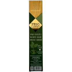 AROMA Trio Incense Palo Santo, White Sage and Sweet Grass - Trio Series 1 box 15gr.