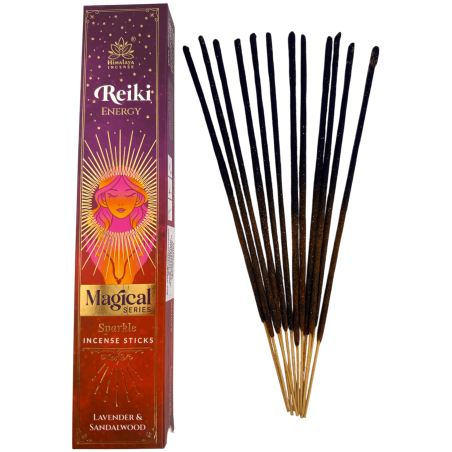 Reiki Energy Incense Magical Series Himalaya Incense - 25g Box of Masala Incense with Lavender and Sandalwood