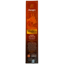 Incenso Sangue di Drago Serie Magica Incenso Himalaya - Scatola da 25 g di Incenso Masala