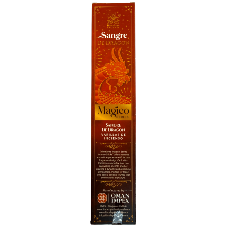 Tămâie Sânge de Dragon Seria Magică Tămâie Himalaya - Cutie de 25g de tămâie Masala