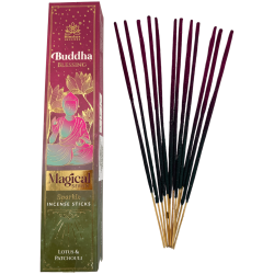 Boeddha's Zegen Wierook Magische Serie Himalaya Wierook - Doosje van 25 g Lotus en Patchouli Masala Wierook