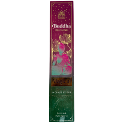 Boeddha's Zegen Wierook Magische Serie Himalaya Wierook - Doosje van 25 g Lotus en Patchouli Masala Wierook