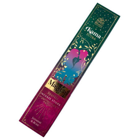 Kamasutra Magical Series Himalaya Wierook - Doosje van 25 g met jasmijn- en rozenmasala wierook
